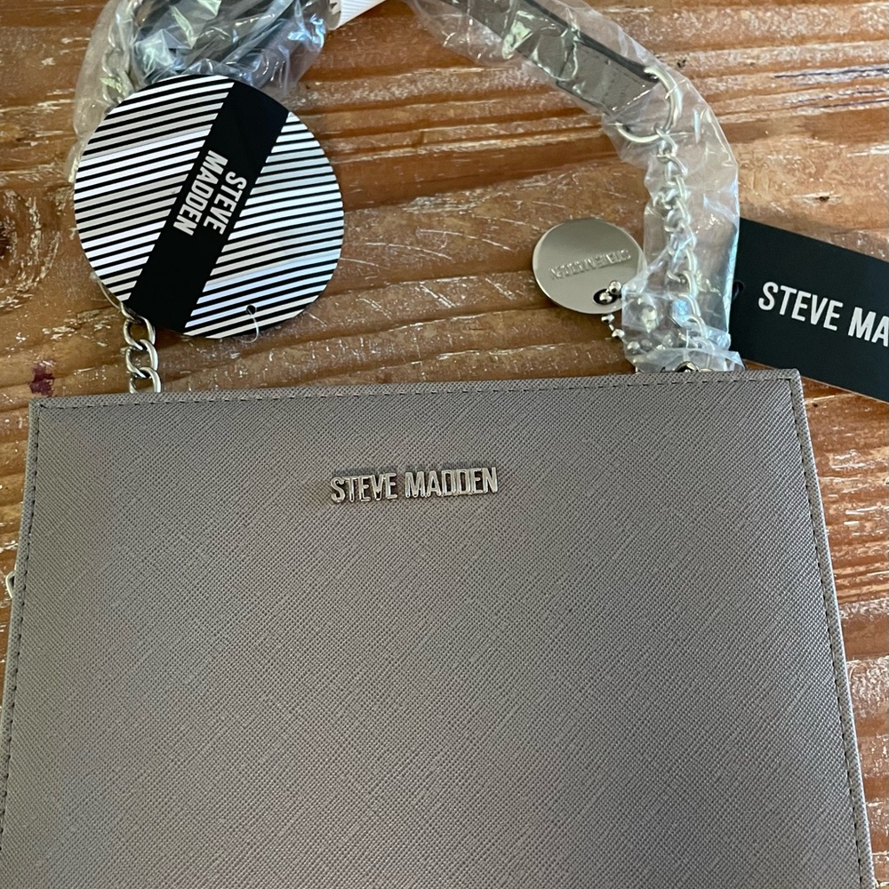 Steve Madden Gray Crossbody Bag NWT - Picture 2 of 6